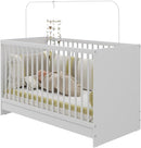 Berço 3 em 1 Multimóveis MP0527G Branco – Para Colchão 60x130 cm | 3 Anos de Garantia