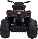 Bang Toys - Moto Elétrica Infantil Bravo G4 12V - com Rodas de Treinamento, Luzes de LED, Sons, Entrada USB/MP3 e Acelerador no Pedal - Suporta até 30kg - Cor Rosa