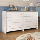 Cômoda Infantil 136cm com 6 Gavetas Flex Multimóveis Mp4262 Branco