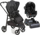 Carrinho de Bebe Galz Olympus com Bebe Conforto New Black