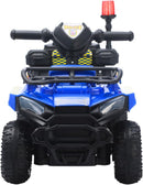 Carro Elétrico Infantil Policial 6v Frente/Ré Maxi Toys (Azul)