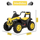 Quadriciclo Carrinho Elétrico Infantil Mini Carro Brinquedo Passeio Veículo com Controle Remoto Bateria 6v Recarregável